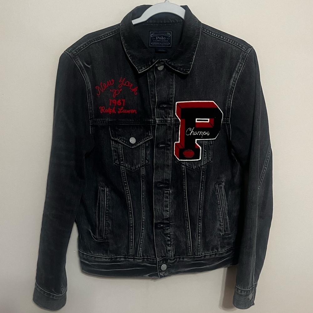 Polo Ralph Lauren bulldog varsity denim jacket